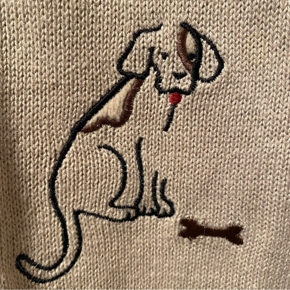 Christopher & Banks Vest Women’s Size M Animals Novelty Button Down Sweater - Picture 5 of 14